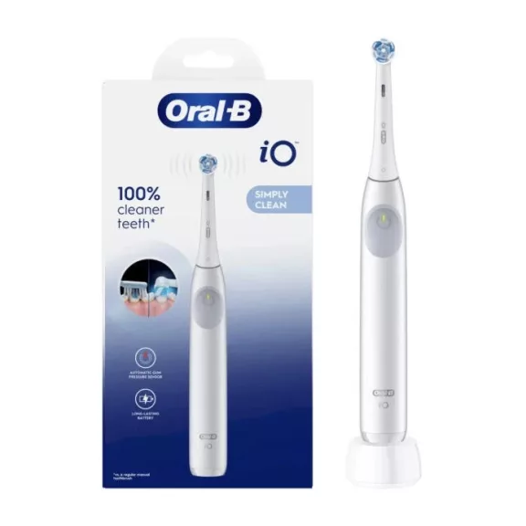 Oral-B iO2 elektromos fogkefe, Simple White, fehér Oral-B iO2 elektromos fogkefe, Simple White, fehér