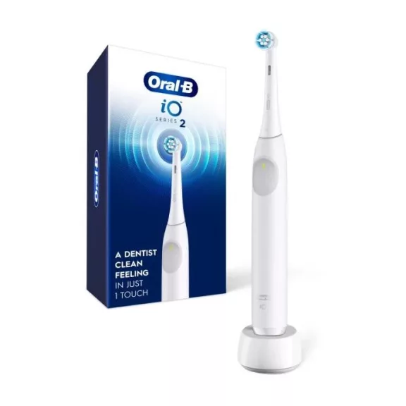 Oral-B iO2 elektromos fogkefe, Simple White, fehér Oral-B iO2 elektromos fogkefe, Simple White, fehér