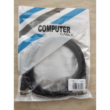 Econ HDMI–HDMI Kábel 1,5m 1.4 Kompatibilis Aranyozott E-510 - zoppo.hu