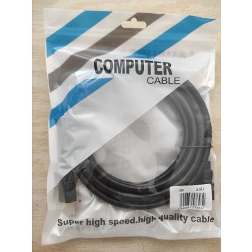 Econ HDMI–HDMI Kábel 3m 1.4 Kompatibilis Aranyozott E-512 - zoppo.hu