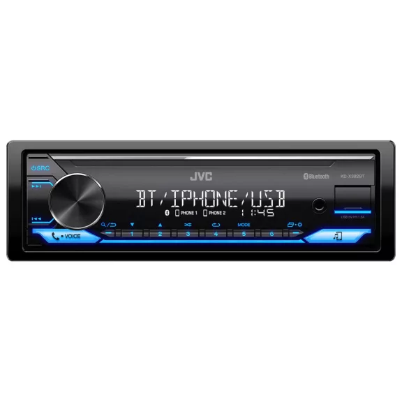 JVC KD-X382BT Autórádió Bluetooth, USB, FM funkcióval JVC KD-X382BT Autórádió Bluetooth, USB, FM funkcióval