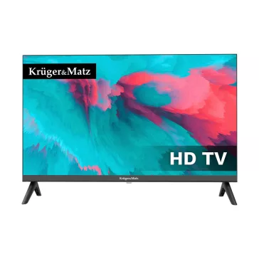  Kruger&Matz 24" HD DVB-T2 H.265 HEVC televízió 230/12V
