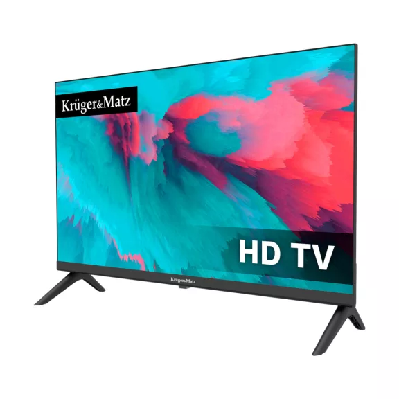 Kruger&Matz 24" HD DVB-T2 H.265 HEVC televízió 230/12V