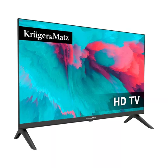 Kruger&Matz 24" HD DVB-T2 H.265 HEVC televízió 230/12V