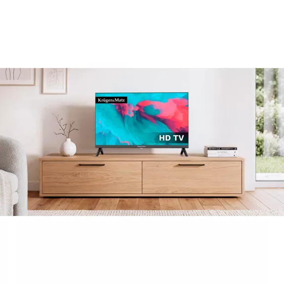 Kruger&Matz 24" HD DVB-T2 H.265 HEVC televízió 230/12V