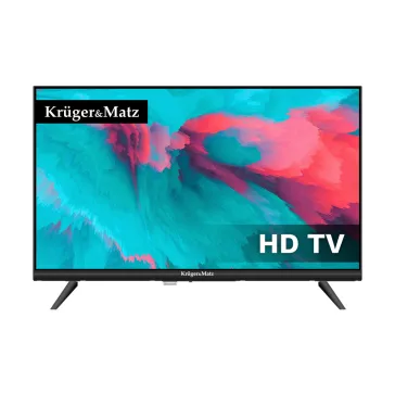   Kruger&Matz 24" HD DVB-T2 H.265 HEVC televízió, 230/12 V
