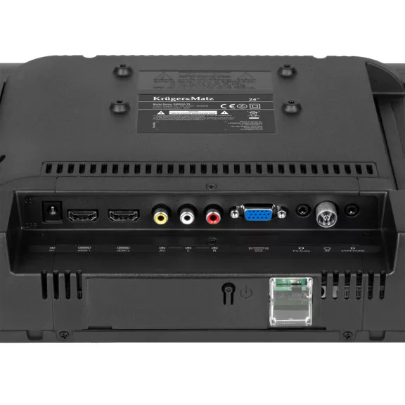 Kruger&Matz 24" HD DVB-T2 H.265 HEVC televízió, 230/12 V