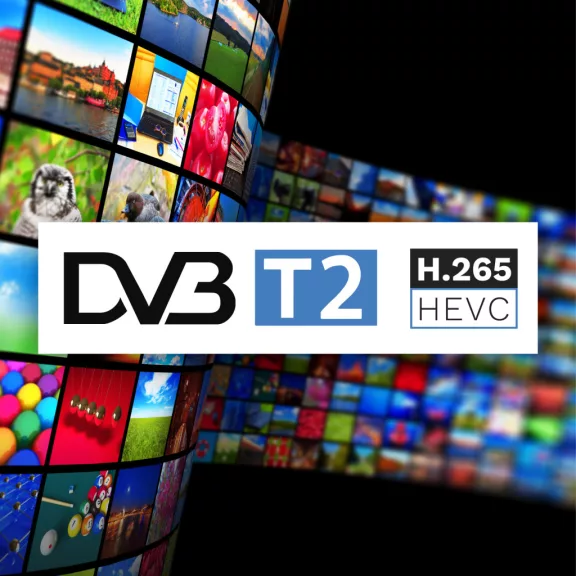 Kruger&Matz 24" HD DVB-T2 H.265 HEVC televízió, 230/12 V