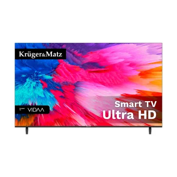   Kruger&Matz 55" UHD Smart televízió, DVB-T2/S2, H.265 HEVC