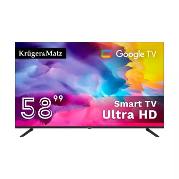 Kruger&Matz 58" UHD okostévé DVB-T2/S2 H.265 Hevc