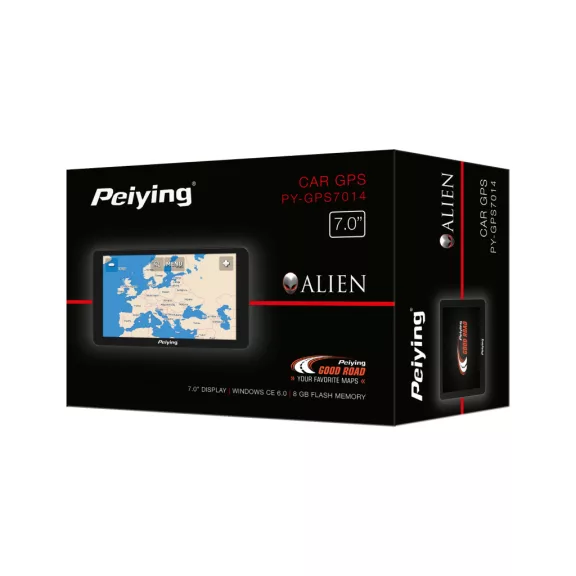 Peiying Alien PY-GPS7014 Autós GPS Navigáció + Európa Térkép Peiying Alien PY-GPS7014 Autós GPS Navigáció + Európa Térkép