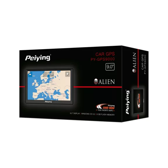 Peiying Alien PY-GPS9000 Autós GPS Navigáció + Európa Térkép Peiying Alien PY-GPS9000 Autós GPS Navigáció + Európa Térkép