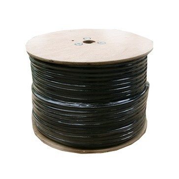 Koax kábel RG6T60HCU-E Trischield Réz Fekete Teletronik - zoppo.hu