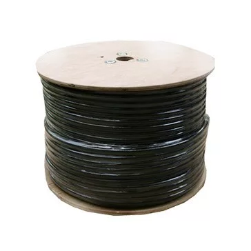 Koax kábel RG6T60HCU-E Trischield Réz Fekete Teletronik - zoppo.hu