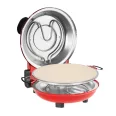   Teesa Supreme+ pizzasütő kemence 1300 W, 31 cm pizzakő, dupla fűtőelem, betekintő ablak – TSA3238