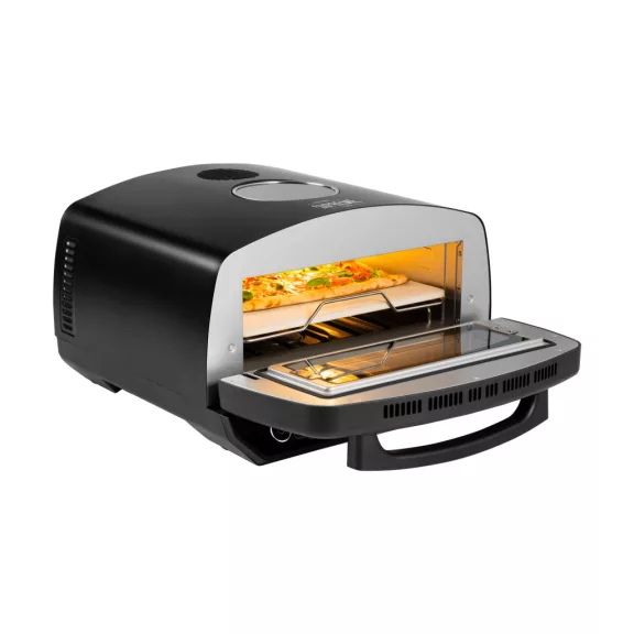 Teesa SUPREME ELITE pizzasütő kemence 2200 W, 450 °C, 33 cm pizzakő, LED kijelző, 12 automata program – TSA3240 Teesa SUPREME ELITE pizzasütő kemence 2200 W, 450 °C, 33 cm pizzakő, LED kijelző, 12 automata program – TSA3240