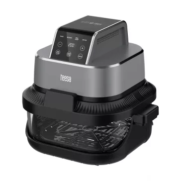   TEESA GLASS AIR FRYER 4L, 1,5 L, 1500W olaj nélküli fritőz