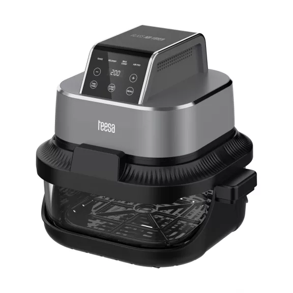 TEESA GLASS AIR FRYER 4L, 1,5 L, 1500W olaj nélküli fritőz TEESA GLASS AIR FRYER 4L, 1,5 L, 1500W olaj nélküli fritőz