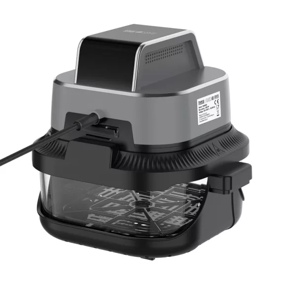 TEESA GLASS AIR FRYER 4L, 1,5 L, 1500W olaj nélküli fritőz TEESA GLASS AIR FRYER 4L, 1,5 L, 1500W olaj nélküli fritőz