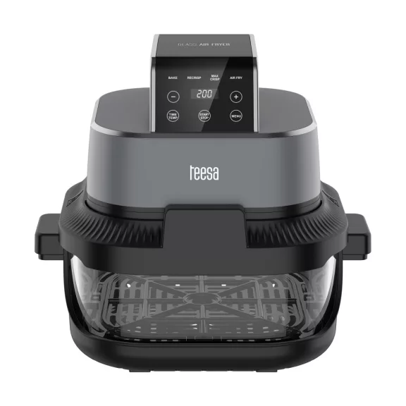 TEESA GLASS AIR FRYER 4L, 1,5 L, 1500W olaj nélküli fritőz TEESA GLASS AIR FRYER 4L, 1,5 L, 1500W olaj nélküli fritőz