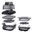 TEESA GLASS AIR FRYER 4L, 1,5 L, 1500W olaj nélküli fritőz